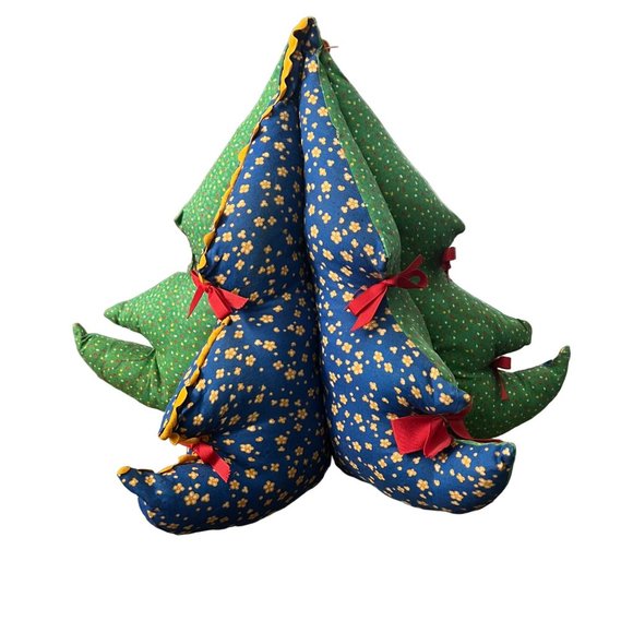 Handmade Other - Handmade Vintage Stuffed Fabric Christmas Tree